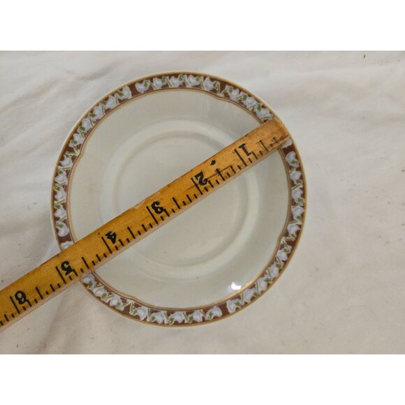 Haviland Limoges Imperatrice Eugenie France Coffee Tea Cups & Saucers - Picture 5 of 7